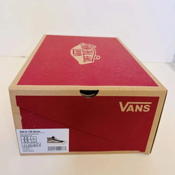 Vans Unisex SK8-Hi 138 Decon High-Top Sneakers in Leopard Women’s Size 6 - Picture 10 of 10